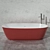 Luxurious Carlo Colombo Designed BAIA Bathtub 3D model small image 11