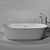 Luxurious Carlo Colombo Designed BAIA Bathtub 3D model small image 15