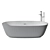 Luxurious Carlo Colombo Designed BAIA Bathtub 3D model small image 20