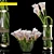 Elegant Calla Lily Decor Set 3D model small image 1