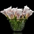 Elegant Calla Lily Decor Set 3D model small image 2