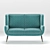 Dolly Leather Sofa: Timeless Elegance by Baxter 3D model small image 4