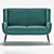 Dolly Leather Sofa: Timeless Elegance by Baxter 3D model small image 7