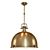 Modern Yoke Large Pendant: Sleek and Stylish 3D model small image 1