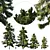 Nootka cypress tree: majestic beauty 3D model small image 1