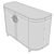 Elegant Sable Cabinet from Beth Webb Collection 3D model small image 4