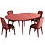 Versatile Folding Dining Table 3D model small image 5