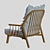 Richard Armchair: Modern Comfort by AM.PM 3D model small image 4