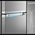 Samsung RB7000 RB41R7847SR Fridge: Sleek Design, Spacious Interiors 3D model small image 6