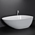  Agape Drop Bathtub - Sleek and Luxurious 3D model small image 1