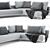 Eilersen Plano Modern Sofa 3D model small image 3