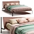 Elegant Fusion: Bolzan Bend Bed 3D model small image 1