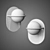 Minimalist Orb Sconce 3D model small image 2