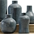 Versatile Decorative Vase Set 3D model small image 4