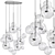 Bolle Circular Chandelier 24 Bubble: Stunning Lighting Statement 3D model small image 2