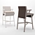 Kettal Vieques Bar Set: Stylish Stool & Table 3D model small image 3