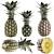 Tropical Pineapple Fruit Collection 3D model small image 3