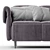 Natuzzi Seagull Fabric Sofa: 3ds Max + Vray 3D model small image 2