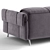 Natuzzi Seagull Fabric Sofa: 3ds Max + Vray 3D model small image 3