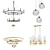 Modern Chandelier Collection 3D model small image 1