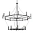 Modern Chandelier Collection 3D model small image 3