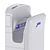 Sleek Wall-mounted Hand Dryer 3D model small image 3