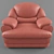 Luxury Baron Armchair 3D model small image 3