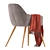 Velvet Armchair: Christie/H.La Forma 3D model small image 2