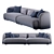 Luxury Bubble Sofa by Saccaro 3D model small image 1