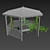 Versatile Pavilion with Customizable Wood Texture | Jardipolys 3D model small image 8