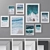 Versatile Photo Frames Set 3D model small image 1