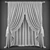 Elegant Curtain Set 3D model small image 2