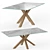 Elegant Argo Marble Table: High-Quality, Customizable. 3D model small image 1