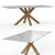 Elegant Argo Marble Table: High-Quality, Customizable. 3D model small image 4