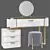 Elegant Max 2012 Dressing Table 3D model small image 1