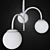 Elegant Simrishamn Chandelier 3D model small image 4