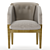  Sturdy and Stylish Club Chair 3D model small image 1