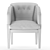  Sturdy and Stylish Club Chair 3D model small image 2