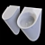 Catalano Urinal with Lid 3D model small image 1