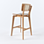 Natural Wood Chair 3D model small image 2