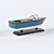 Nautical Poly Boat Decoration 3D model small image 2
