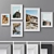 Colorful Photo Frames Set 3D model small image 1