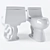 Z-Power Toilet: Experience the Ultimate Cleanliness 3D model small image 3