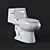 Z-Power Toilet: Experience the Ultimate Cleanliness 3D model small image 7