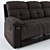 Modern 3-Seat Sofa 3D model small image 3