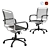 Bradley Ergonomic Office Chair - High Quality Design 3D model small image 2