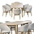 Mbrace Teak Dining Set 3D model small image 3