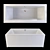 Riho Lusso Acrylic Bathtub 3D model small image 1