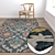 Luxury Carpet Set: High-Quality Textures, 3 Variations 3D model small image 5