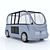 Navya Autonomous Shuttle Bus 3D model small image 1